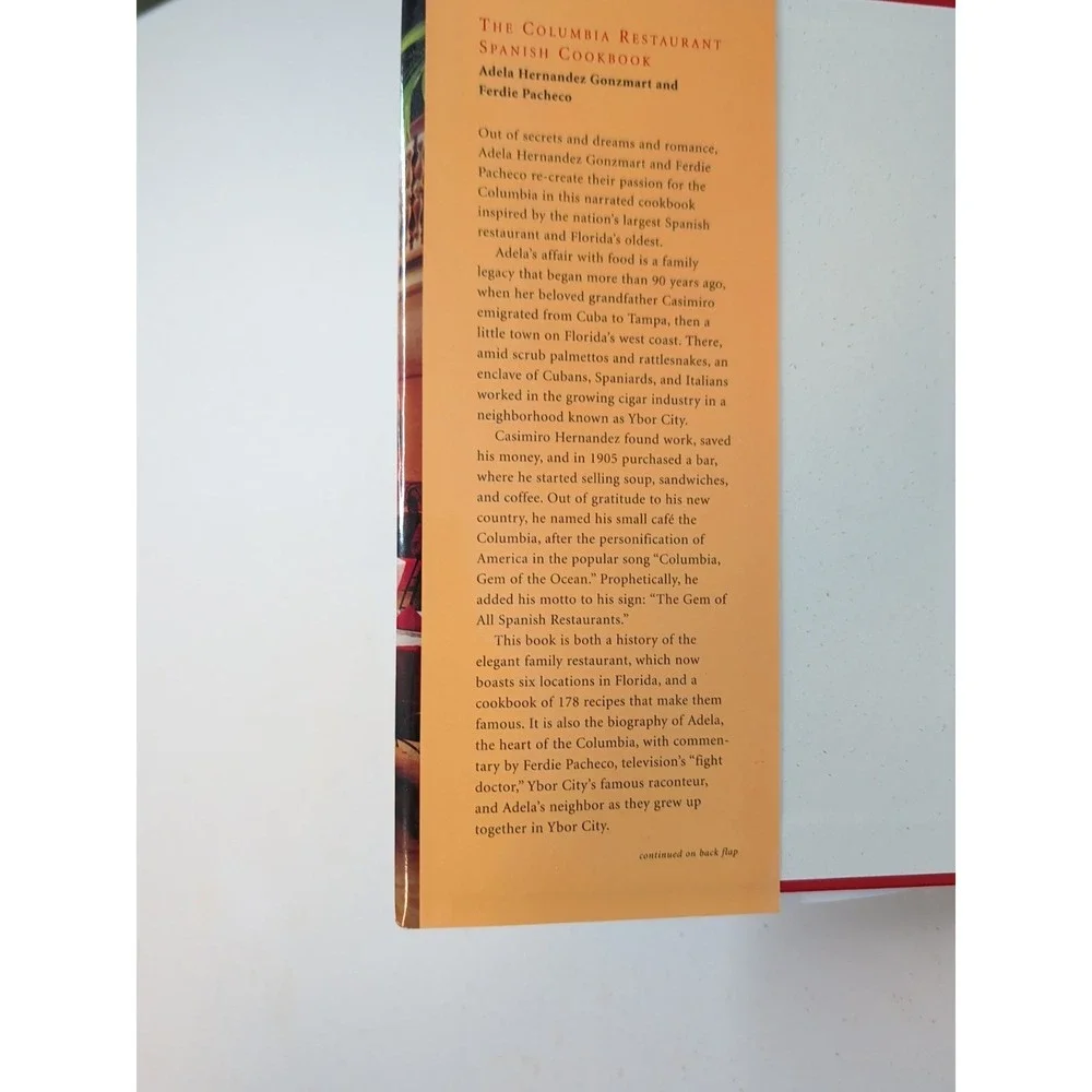 The Columbia Restaurant Spanish Cookbook by Adela Hernandez Gonzmart L2‎